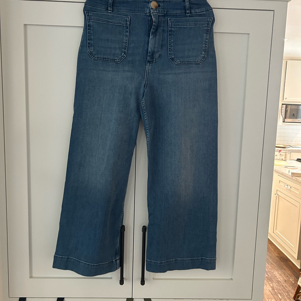 Anthropologie Maeve Collette High Rise Cropped Jeans. NWOT. SZ 29